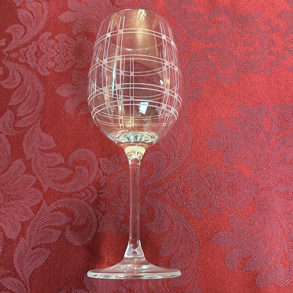 Mikasa CHEERS Etched Crystal White Wine Goblets All Different Preowned - Picture 6 of 12